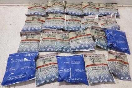 (20) Assorted Patriot Pantry Ready To Cook Meals.
