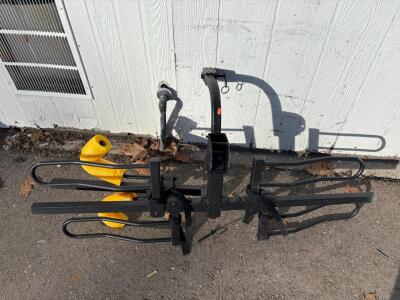 Hitch-Mounted Bicycle Rack, 2-Bike Capacity, 2-Inch Hitch, Black