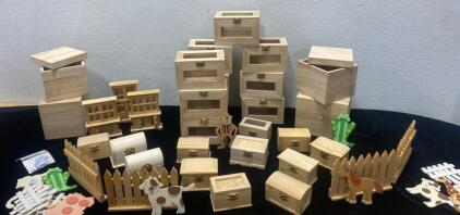 Wooden Ready to Paint Boxes / Chests and More