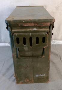 (1) Large Ammo Can, 17.5"L x 7.5"W x 14.5"T