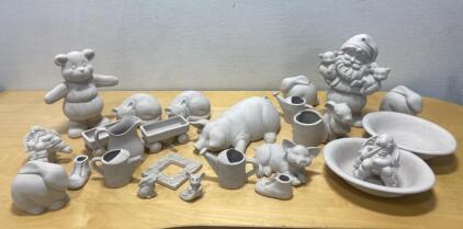 Ready to Paint - Pigs - Bears - Cats and so Many More Items