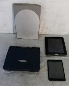 (1) Vintage Compaq Presario Laptop, (2) iPads & (1) Cannon Scanner