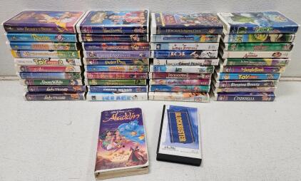 (42) Assorted VHS Tapes