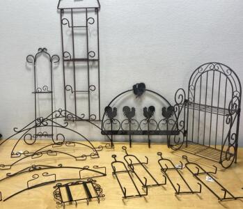 Metal Display Pieces (13 Pieces)