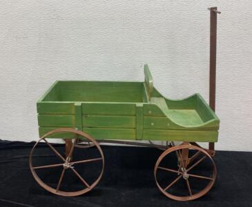 Green Decor Wagon 24x16