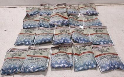 (20) Assorted Patriot Pantry Ready To Cook Meals.