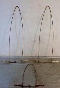 (3) Wire Fur / Pelt Stretchers, (2) 41" & (1) 21"
