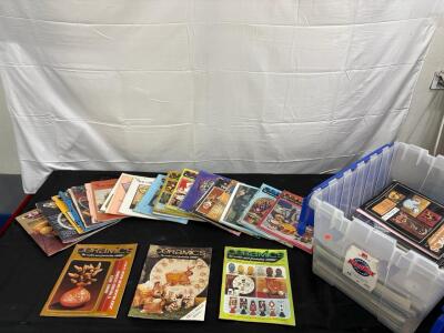 Large Box Of Ceramics Magazine Collection, 1970s-1980s