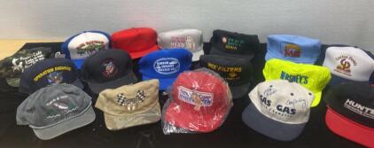 (17) Baseball Caps / Very Nice Condition