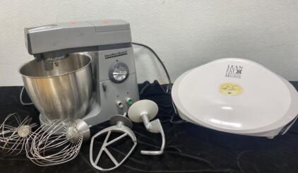 George Forman Grill / Hamilton Beach Commercial Mixer ( Both Power On )