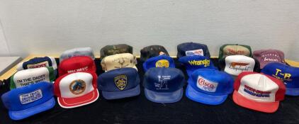 (20) Baseball Caps / Very Nice Condition