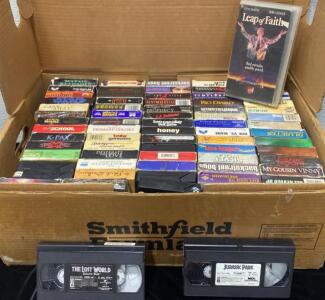 Take a &ldquo;Leap of Faith&rdquo; with This Lot of (70+) VHS Tapes - Star Wars - Gone with the Wind and Many More Cinimatic Hits