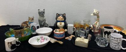 Cat Cookie Jar / Cat Mugs / Bowls / and so Much More