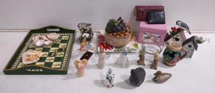 Assorted Decorative Items and Collectibles: "Mariah Heavenly Joy" angel figurine from the Seraphim Classics collection by Roman, Inc., & Much More!!