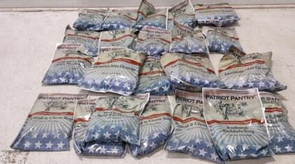 (22) Assorted Patriot Pantry Ready To Cook Meals.