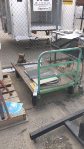 Rolling Flat Cart w/ Vise