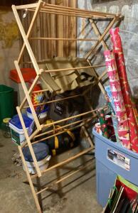 ( Offsite ) Laundry Lot - Detergent- Ironing Board - Wrapping Paper - Brother Embroidery Bag and More