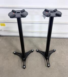 Ultimate Support MS-90/45B Speaker Stands, Black, 36-Inch Height