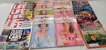 Lot Of Magazines From The 80's. Life, Cosmo, Etc. Relive 40 Years Ago!