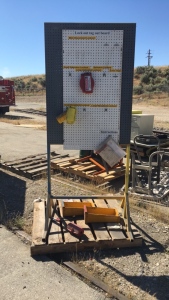 Tool Board W/ Stand 36&rdquo;x84&rdquo;x37&rdquo;