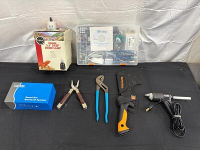 Deep Dome Lamp, Fiskars Billhook, Multitool, And More.