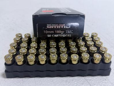 Ammo Incorporated 10mm 180gr TMC Ammunition, 50 Cartridges
