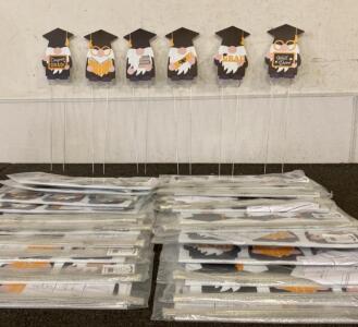Celebrate Your Graduating Class - (21) Unopened Graduation Yard Signs - 6 Yard Signs Per Pack