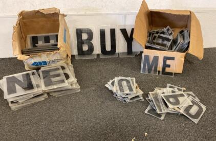 Marquee Letters and Numbers 10&5&rdquo;