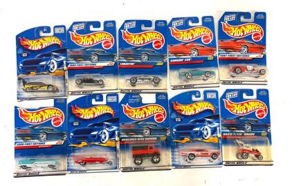 Collection Of Vintage Mattel Hot Wheels Die-Cast Toy Vehicles