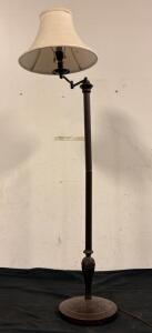 57&rdquo; Tall Floor Lamp, tested and works.