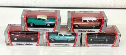 Yat Ming Road Signature 1:43 Collector&rsquo;s Edition Diecast Models - 5 Car Set w/GM Classics NIB