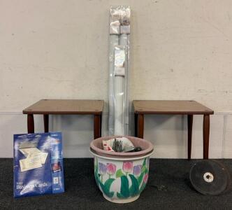 Cozy Little Home!! Including (2) Side Wood End Tables, (3) Blackout Roller Shades, And More!!