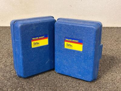Yellow Jacket Gas Pressure Test Kit 78060, 0-35" w.c., Low Pressure Gauge, Blue Case, Hose, Ritchie