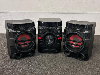 LG CM4360 230W Mini Hi-Fi Stereo System with Dual Speakers, USB, AUX, CD, FM Radio