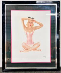 Alberto Vargas 1/450 Limited Edition Framed Pin-Up Lithograph, Angelini & Mediterranean Oil Paintings