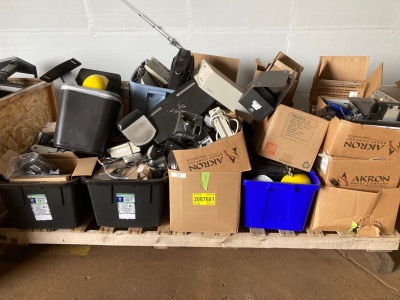 Huge Lot of Assorted Commercial Electronics, Business and office Supplies