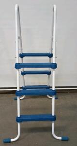 Above Ground Swimming Pool Ladder 53" Extended, 32" Top Step