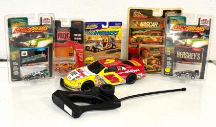 A Collection Of Vintage NASCAR Memorabilia, Primarily Centered Around A Terry Labonte #5 Kellogg's Corn Flakes Theme