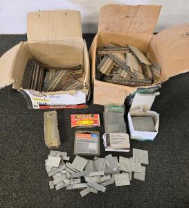 Large Collection Of Various Nail-Gun Nails