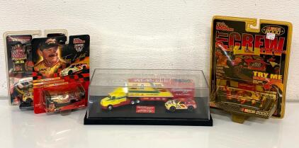 Collection Of Vintage Racing Champions NASCAR Die-Cast Replicas Honoring Driver Terry Labonte And His #5 Kellogg's Corn Flakes Car
