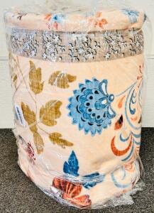 Vintage Style Floral Washable Area Rug (9'x12')