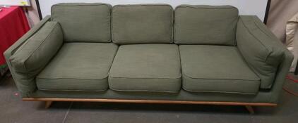 Arctic Timber Color Sofa Length=90" Width=40" Height=34"