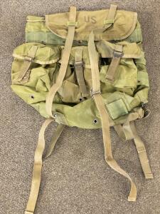 Vintage US Military ALICE Pack (All-purpose Lightweight Individual Carrying Equipment) Medium Rucksack