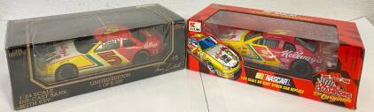 Vintage Collectible NASCAR 1:24 Scale Die-Cast Cars Featuring Driver Terry Labonte And Kellogg's Sponsorship
