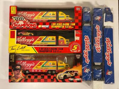 Racing Champions 1/64 Scale Racing Team Transporters Featuring Terry Labonte And The #5 Kellogg's Corn Flakes Sponsorship From The Mid-1990s