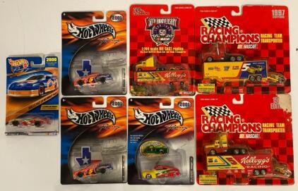 Collection Of Vintage NASCAR Die-Cast Vehicles