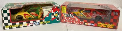 1997&1998 Editions Racing Champions 1/24 Scale Die-Cast NASCAR Replica Banks Featuring Terry Labonte's #5 Kellogg's Race Car