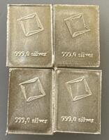 (4) Valcambi Suisse 1G 999.0 Fine Silver Bars - 2