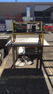 Steel Work Table W/ Metal Steps