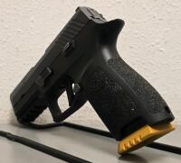 SIG Sauer P320 9mm, Striker-Fired, Gold Barrel & Baseplate, Serial 58H113555 - 3